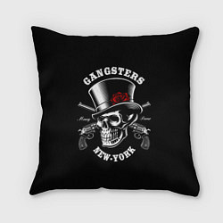 Подушка квадратная Gangster New York, цвет: 3D-принт