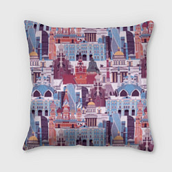 Подушка квадратная Москва архитектура