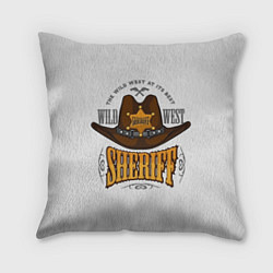 Подушка квадратная Sheriff - wild west