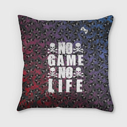 Подушка квадратная No Game No Life, цвет: 3D-принт