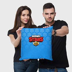 Подушка квадратная Brawl Stars, цвет: 3D-принт — фото 2