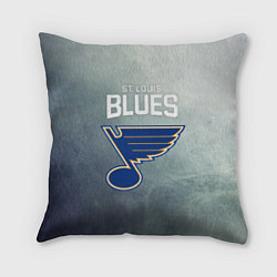 Подушка квадратная St Louis Blues, цвет: 3D-принт