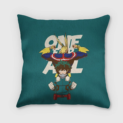 Подушка квадратная Моя геройская академия / 3D-принт – фото 1