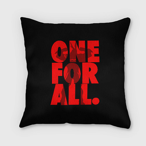 Подушка квадратная Моя геройская академия / 3D-принт – фото 1