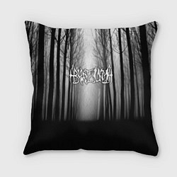 Подушка квадратная Темный лес Burzum, цвет: 3D-принт