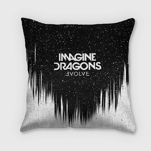 Подушка квадратная IMAGINE DRAGONS / 3D-принт – фото 1