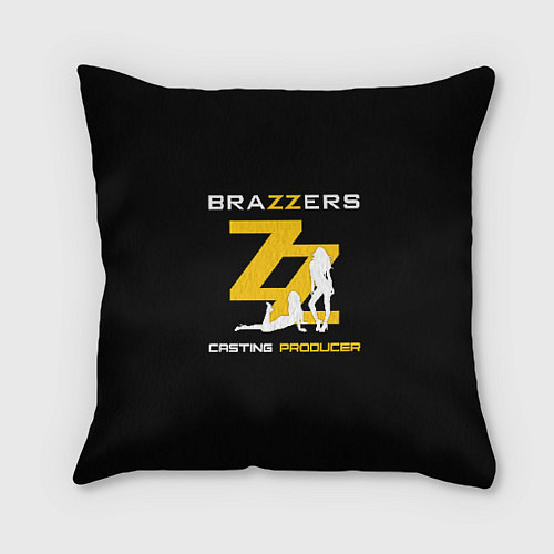 Подушка квадратная Brazzers Casting-producer / 3D-принт – фото 1