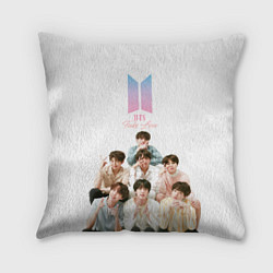 Подушка квадратная Take love BTS