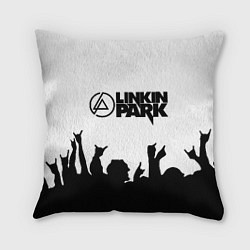 Подушка квадратная LINKIN PARK, цвет: 3D-принт