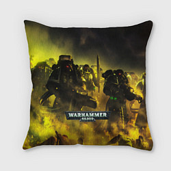 Подушка квадратная Warhammer 40K - Космические Десантники, цвет: 3D-принт