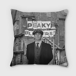 Подушка квадратная Peaky Blinders, цвет: 3D-принт