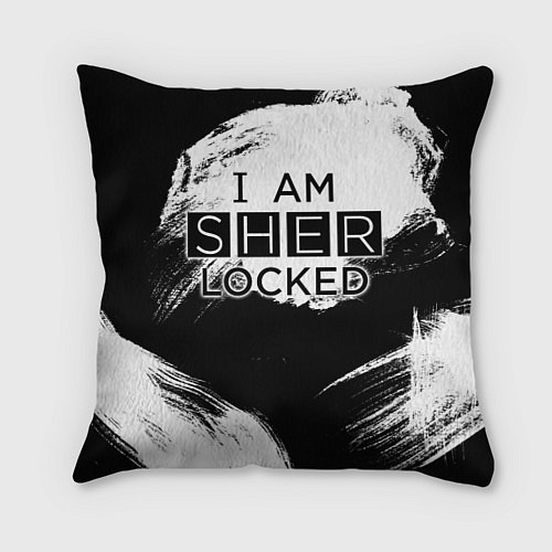 Подушка квадратная Sherlock / 3D-принт – фото 1
