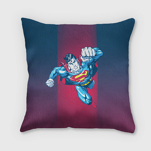 Подушка квадратная Superman / 3D-принт – фото 1