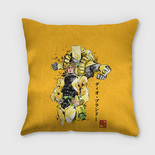 Подушка квадратная JoJo Bizarre Adventure / 3D-принт – фото 1