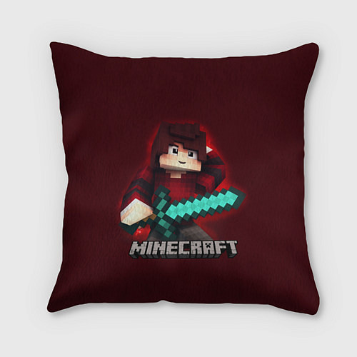 Подушка квадратная MINECRAFT / 3D-принт – фото 1