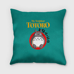 Подушка квадратная Totoro, цвет: 3D-принт