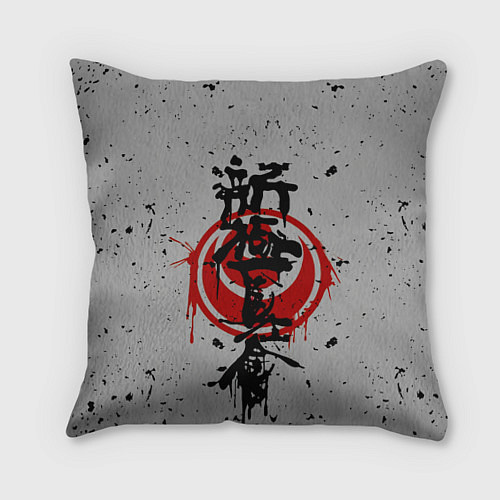 Подушка квадратная Синкёкусинкай каратэ - до / 3D-принт – фото 1