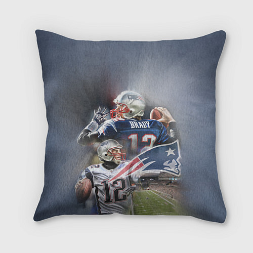 Подушка квадратная Brady / 3D-принт – фото 1