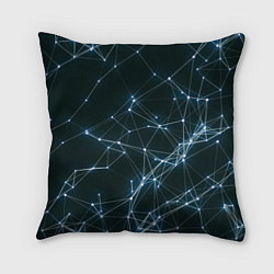 Подушка квадратная Нейросети, цвет: 3D-принт