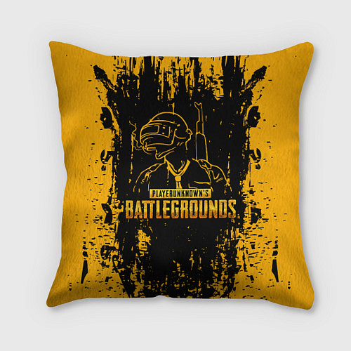 Подушка квадратная PUBG / 3D-принт – фото 1