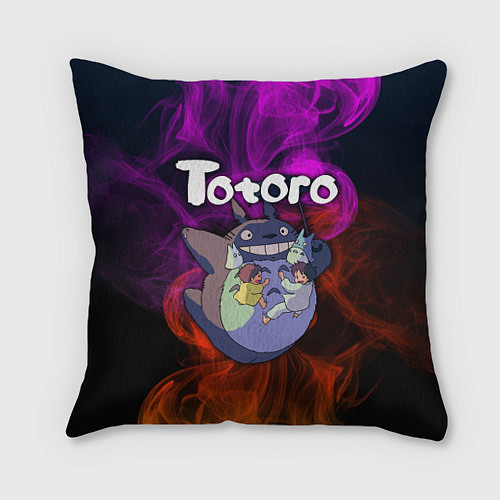 Подушка квадратная Totoro / 3D-принт – фото 1