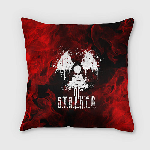 Подушка квадратная STALKER 2 / 3D-принт – фото 1