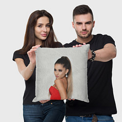 Подушка квадратная Ariana Grande Ариана Гранде, цвет: 3D-принт — фото 2