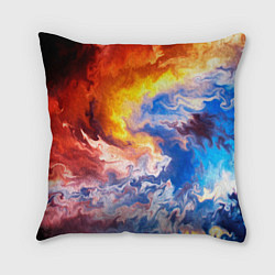 Подушка квадратная Краски