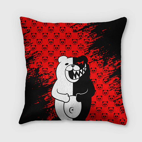 Подушка квадратная MONOKUMA / 3D-принт – фото 1