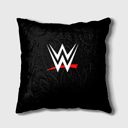 Подушка квадратная WWE цвета 3D-принт — фото 1