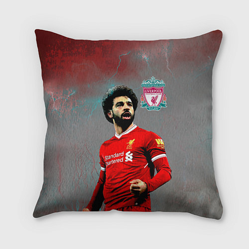 Подушка квадратная Mohamed Salah / 3D-принт – фото 1