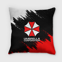 Подушка квадратная UMBRELLA CORP, цвет: 3D-принт