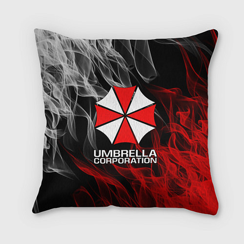 Подушка квадратная UMBRELLA CORP / 3D-принт – фото 1