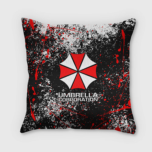 Подушка квадратная UMBRELLA CORP / 3D-принт – фото 1