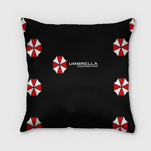 Подушка квадратная Umbrella Corporation / 3D-принт – фото 1