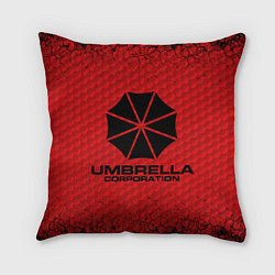 Подушка квадратная Umbrella Corporation, цвет: 3D-принт