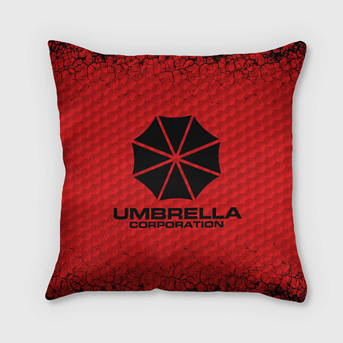 Подушка квадратная Umbrella Corporation / 3D-принт – фото 1