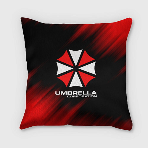 Подушка квадратная Umbrella Corporation / 3D-принт – фото 1