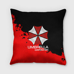 Подушка квадратная UMBRELLA CORP, цвет: 3D-принт