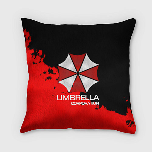 Подушка квадратная UMBRELLA CORP / 3D-принт – фото 1