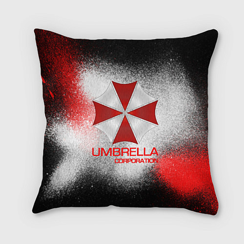 Подушка квадратная UMBRELLA CORP / 3D-принт – фото 1