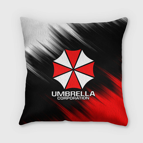 Подушка квадратная UMBRELLA CORP / 3D-принт – фото 1