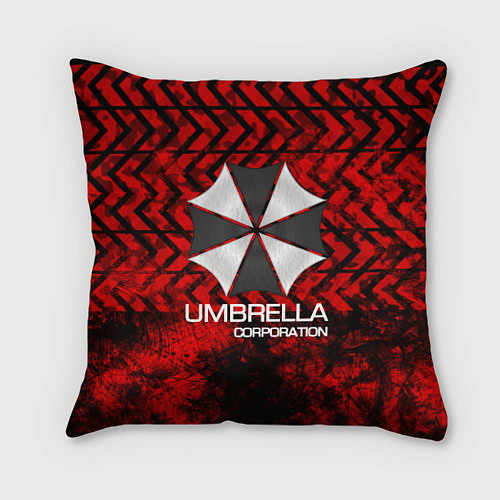 Подушка квадратная UMBRELLA CORP / 3D-принт – фото 1