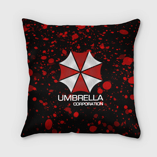 Подушка квадратная UMBRELLA CORP / 3D-принт – фото 1