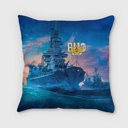 Подушка квадратная ВМФ, цвет: 3D-принт