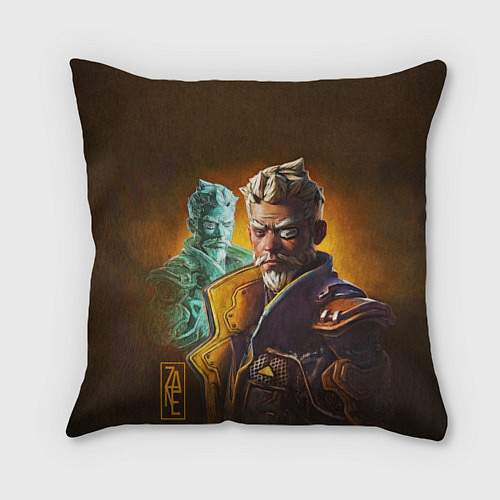 Подушка квадратная Zane Flynt / 3D-принт – фото 1