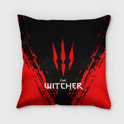 Подушка квадратная THE WITCHER / 3D-принт – фото 1