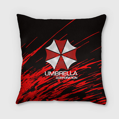 Подушка квадратная UMBRELLA CORP / 3D-принт – фото 1