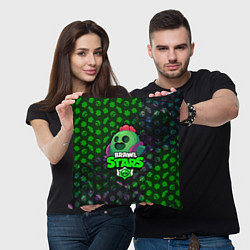 Подушка квадратная BRAWL STARS:SPIKE, цвет: 3D-принт — фото 2