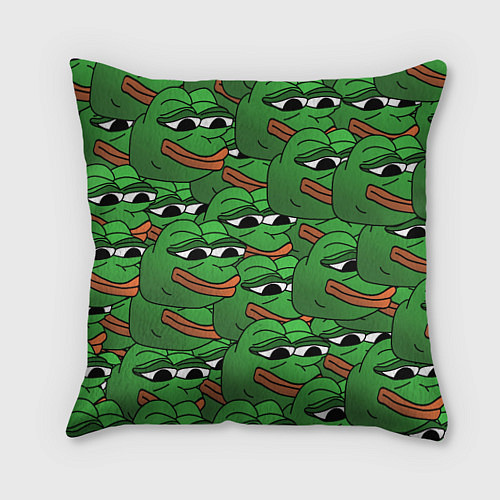 Подушка квадратная Pepe The Frog / 3D-принт – фото 1